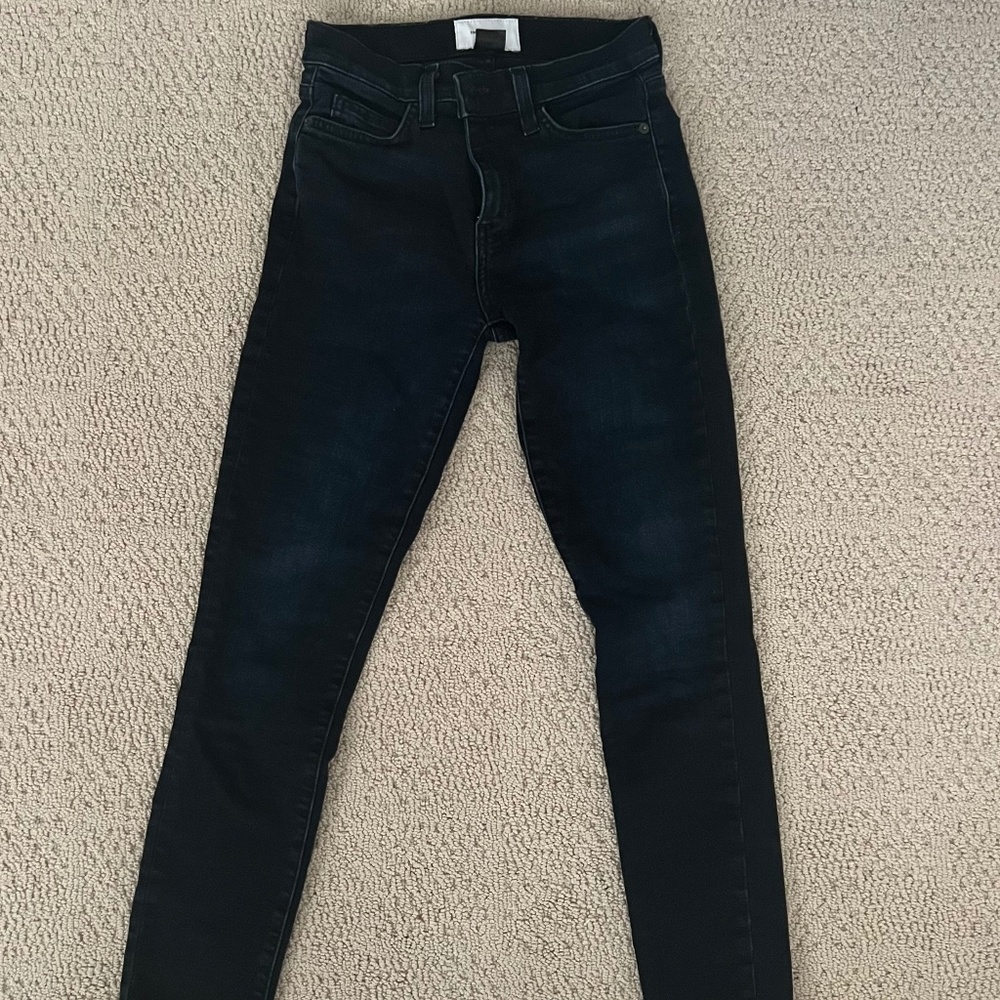 dark blue/black skinny jeans